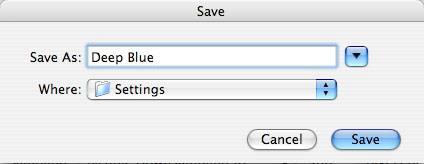 4. Click OK. You will be prompted to save the new settings.