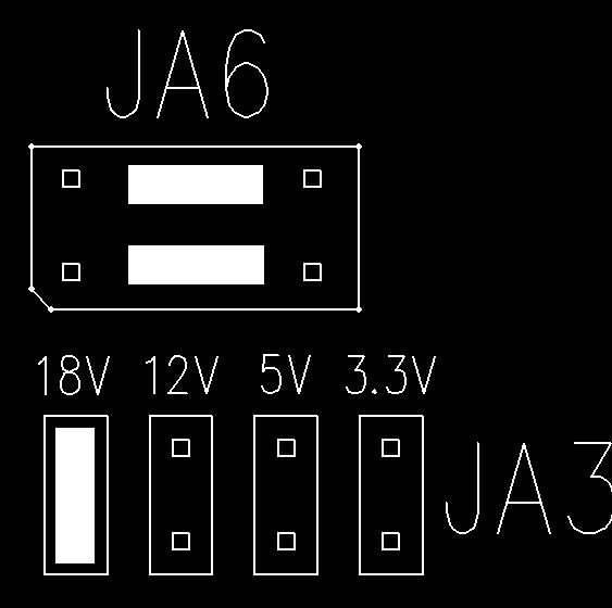 JA3 & JA6 location on board : (Please pay attention to the