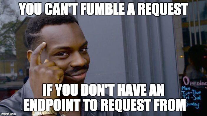 Handling our first Request First step: Create an Endpoint I This defines where the client is supposed