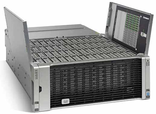 Figure 3. Cisco UCS S3260 Storage Server Extending the capabilities of the Cisco UCS C3000 platform, the Cisco UCS S3260 helps you achieve the highest levels of data availability.