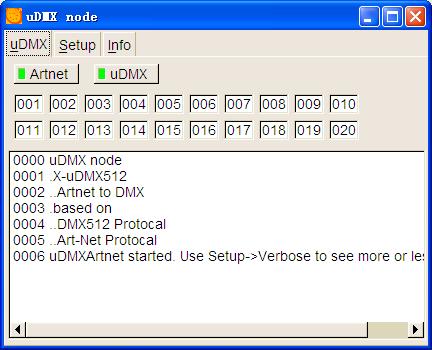 Advantages of Artnet or why you should use artnet-receiver for X-uDMX512: Artnet is a network