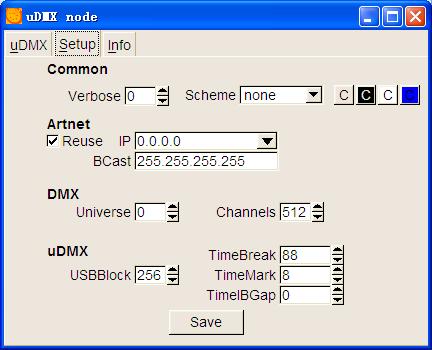 Thus it is possible to transfer DMX data with wireless LAN.