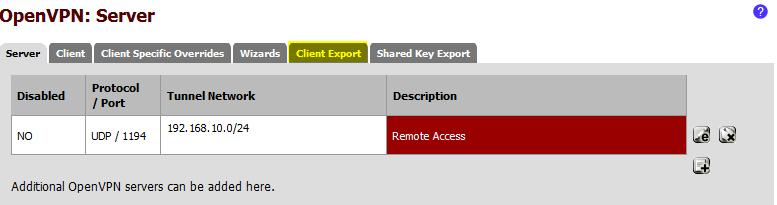 erent options to select from. The remote access server should have the port number that you specified for OpenVPN as well as the protocol whether it s TCP or UDP.