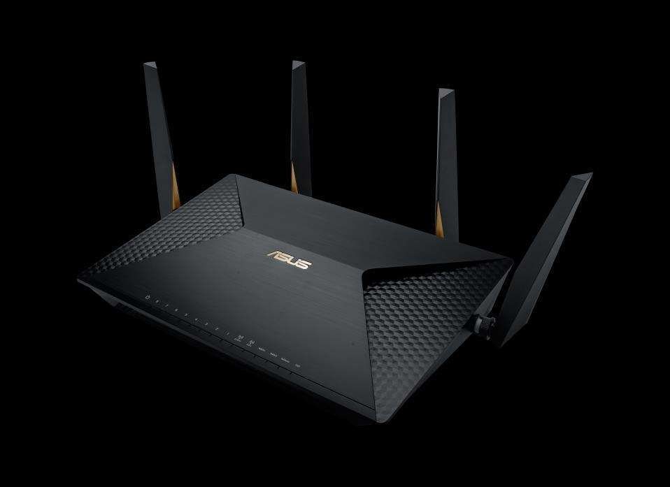 BRT-AC828 Dual-WAN VPN Wireless Router Stable Wi-Fi Range - Fast, stable Wi-Fi throughout your office with 4x4 MIMO antenna design and ASUS AiRadar beamforming.