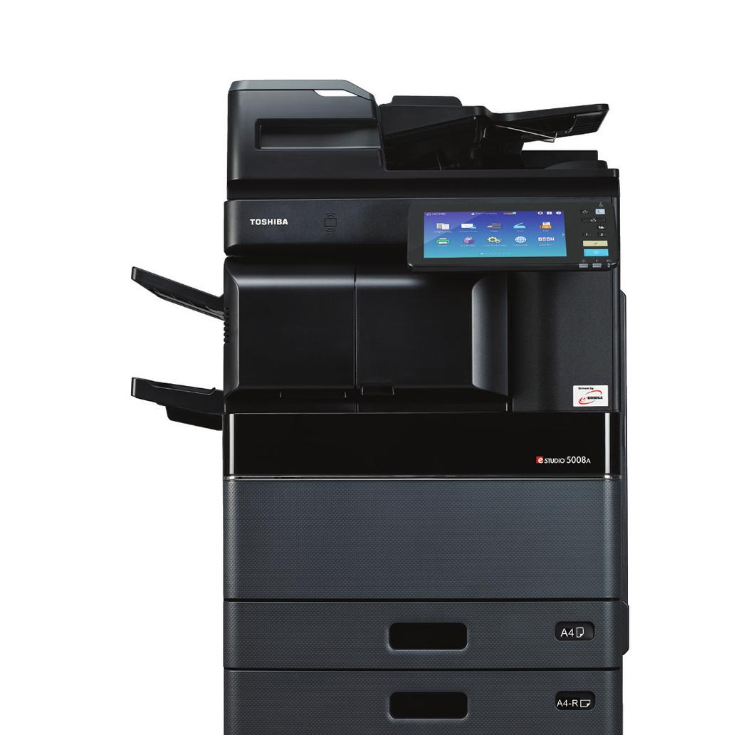 The Toshiba e-studio5008a series is designed to put a fast, efficient, secure MFP in the hands of small and medium