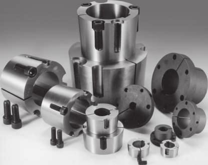 The sizes of taper bushings are designed in a standard series. The bore, Keyway and thread are machined in accordance with ISO standard.