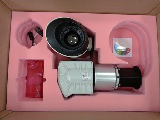 Order X Standard Order - Sii PTZ Sii PTZ includes: 1) Thermal camera & pan/tilt positioner 2) Pedestal Adaptor 3) Camera to PT Positioner