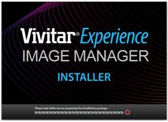 Installing the Software You must be connected to the Internet to install and run the Vivitar Experience Image Manager software. 1. Insert the installation CD into your CD-ROM drive.