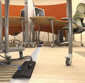 U-SERIES INTRODUCTION QUICK-CONNECT POWER FOR INFINITE POSSIBILITIES Ideal for training rooms, classrooms, desks, rows of fitness equipment and more, our U-Series offers unlimited possibilities.
