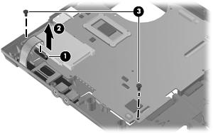 Remove the system board on a 39.6-cm (15.6-in) computer: 1. Position the computer with the front toward you. 2.