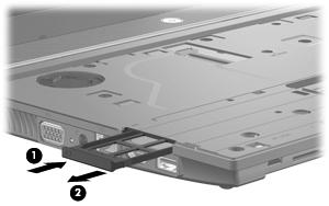 Remove the top cover on a 35.6-cm (14.0-in) and 33.8-cm (13.3-in) computer: 1.