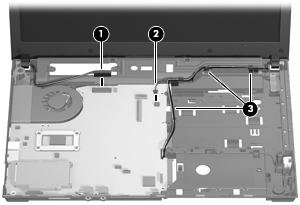 Remove the display on 35.6-cm (14.0-in) and 33.8-cm (13.3-in) computers: 1. Orient the computer in its normal position, face up with the display open as far as it will comfortably go.
