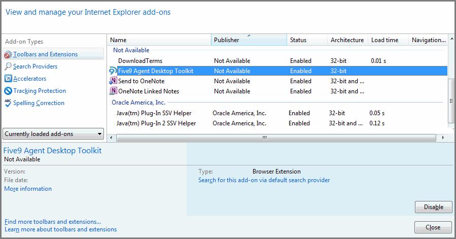 Otherwise, follow these steps. 1 In Settings, select Manage add-ons. 2 Select Toolbars and Extensions.