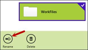 Managing Folders Renaming folders You can use the Backup & Sync app to rename a folder in the cloud.