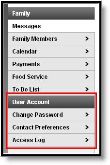 Image 47: User Account Toolbar Change Password Some districts require users to