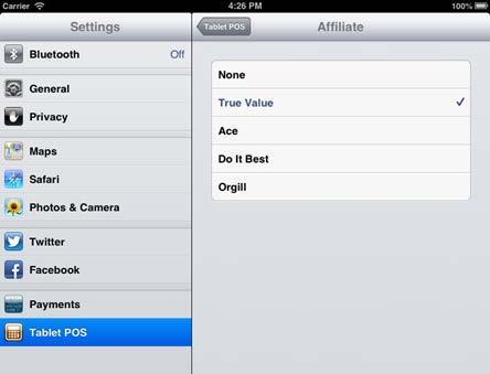 3. In the Affiliate section, select the appropriate Affiliate, or select None.