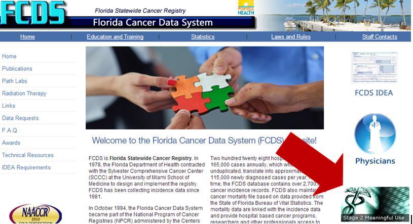 User Enrollment and Registration with FCDS IDEA System If you are a new user of the IDEA system you will need to create a user account and register your physicians for physician reporting to the FCDS.