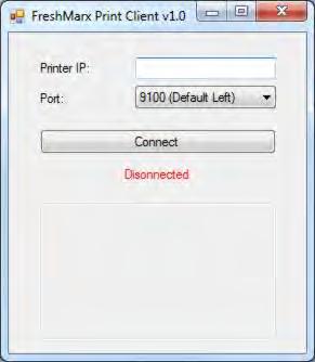 Sample PC Client Print Server Application Avery Dennison has a sample print server application for