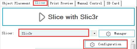Slice Settings With one more step, we can start printing.