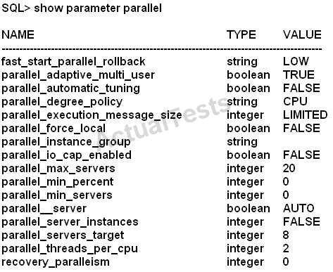 All parallel execution servers are available and the session use default parallelism settings. In which two cases will the degree of parallelism be automatically calculated? A.