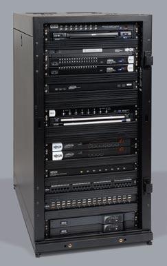 The entire package folds like a laptop and slides into a 1U rack drawer, providing compact storage and easy access without compromising your control over connected servers.
