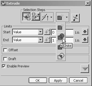 Select Finish Sketch by clicking once with the left-mouse-button (MB1) on the icon. 11.