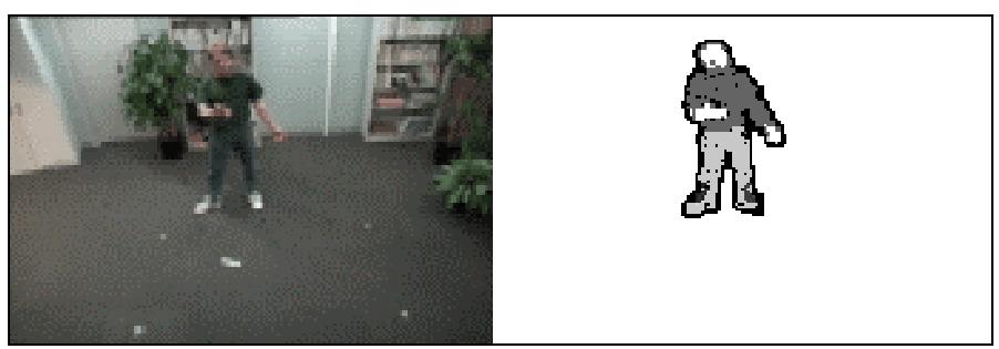 Motion Applications: Segmentation of video Background subtraction A static camera