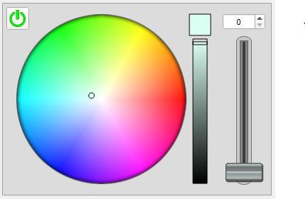 RGB W/A, CMW COLOR PALLET When playing a scene, you can, at any time, use the Color Palette located on the right hand part of the Live Board mode and instantaneously change the current color of your
