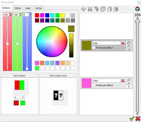 Let s see how to record your customize RGB colors: Step 1: Choose you customize color using the pallet.