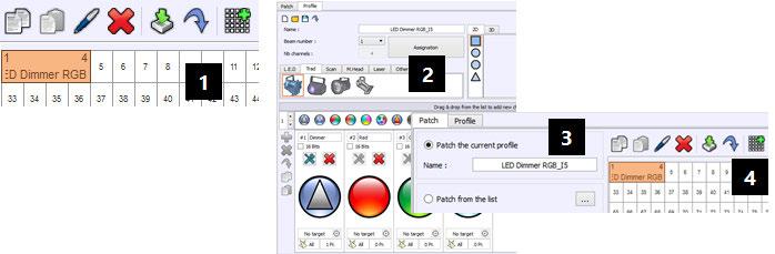 UPDATE A PROFILE IN THE PATCH A profile can be updated from the profile list or directly from the current edited profile.