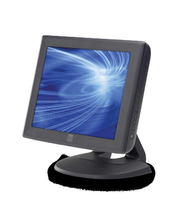 PRODUCT OVERVIEW Economical and reliable Desktop, pole and wall-mount Designed for Touch durability 3 Year standard warranty 1215L 12 LCD Desktop Touchmonitor Elo s 1215L desktop LCD touchmonitor is