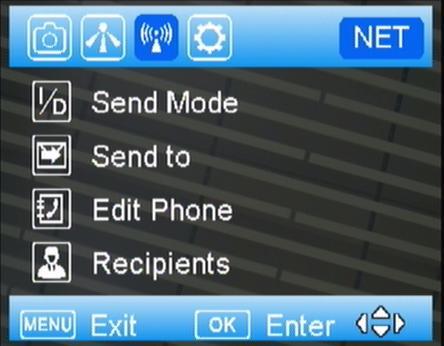6) Send Mode: Figure 17 Send mode Figure 18 Instant a. INSTANT: If you want the camera to send every photo instantly, you need to choose this option.