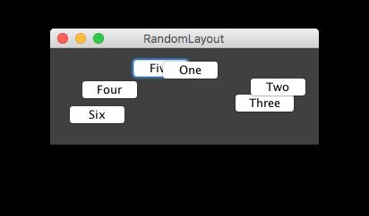 Custom Layout Implement the LayoutManager Interface void