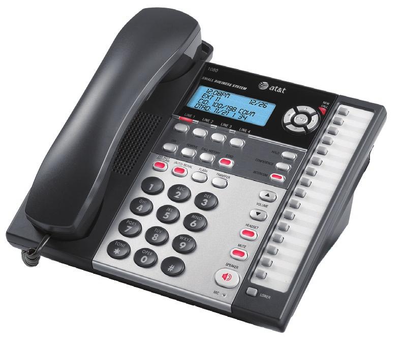 Features Programmable Auto Attendant Up to 60 Minutes of Digital Recording Time*** with Programmable Options *Caller ID displays a caller s name, number, time and date of the call between the first