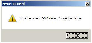 (SMA) section. The SMA window opens. Figure 3-2 SMA window 2 Type your SMA number in the Enter SMA Number field. 3 Click OK.