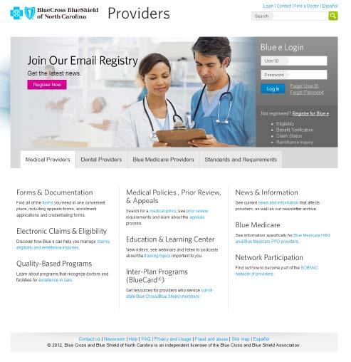 The All New Provider Portal Have you visited us on the Web lately?
