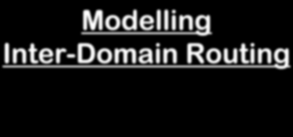 Modelling Inter-Domain