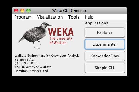 Weka Weka is a collection of algorithms for data mining tasks.