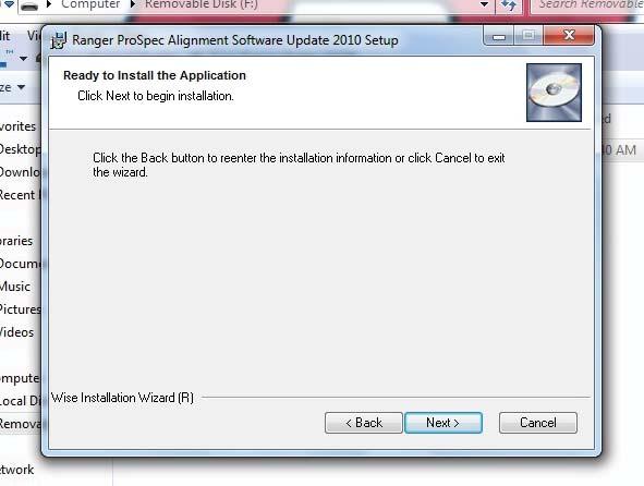 The default destination folder is C:\Program Files\Ranger and should have been
