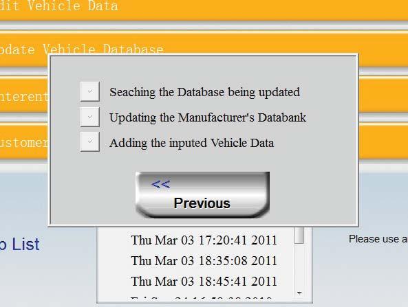 21. Once you have selected Update Vehicle Database, the database will update automatically. (See Fig 1.19) 23. The Alignment Software is now ready to use. (See Fig 1.21) FIG 1.