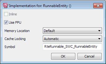 Internal Behavior The <SHORT-NAME> denotes the name of the runnable entity in the XML namespace, but it does not tell the RTE what the associated function body you will provide in your code is called.