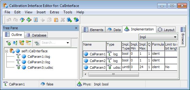 Interfaces The "Properties for Scalar Element: udisc" window opens. Name the parameter CalParam3.