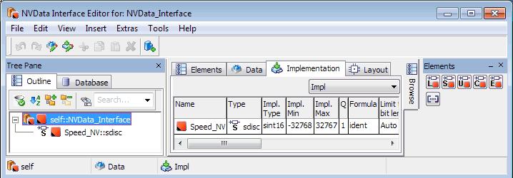 Interfaces An NVData interface can be used to communicate non-volatile data using NVData elements, i.e. variable data prototypes, within the <NV-DATAS> element). 6.5.