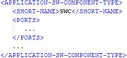 Name the software component Swc. Follow the steps described in section 3.1.