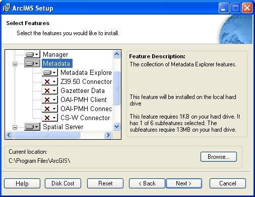ArcIMS 9.1 for Windows Install Guide 5. Insert the ArcIMS CD into the CD drive to automatically launch the setup program. How to install ArcIMS Metadata Explorer 1.