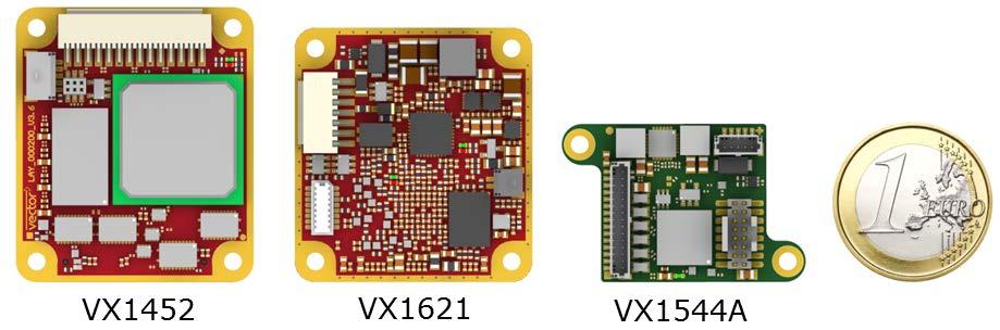 Figure 4: True-to-scale overview of the POD types: HSSL, XPOD and serial The HSSL-POD VX1452 makes use of data trace interfaces such as Aurora, Nexus Class 3 or RTP on the ECU controller.