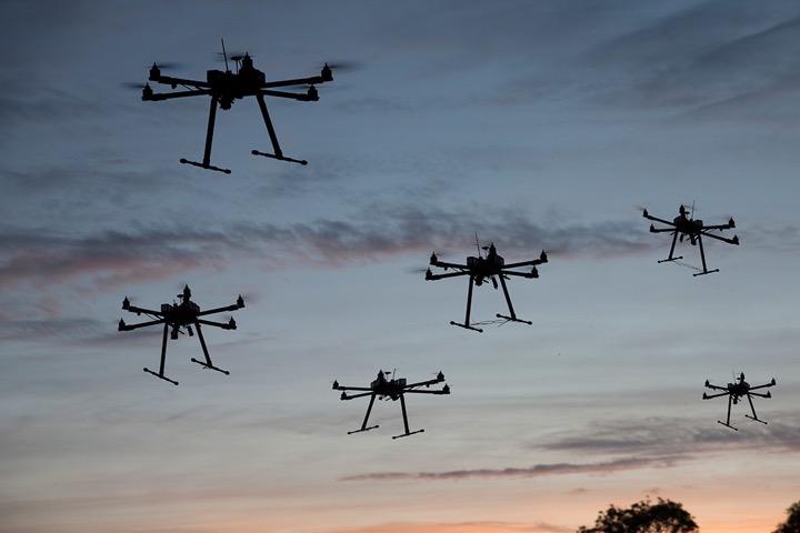Numerous Drones How can they communicate each other for safety?