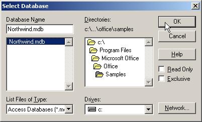 Figure 18 3 Third window for setting up a System DSN to a Microsoft Access database.