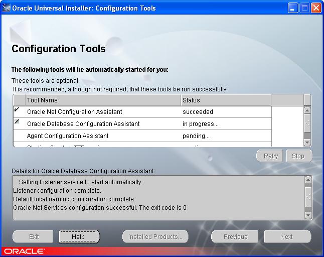 572 Chapter 18 Configuring MS Access, MySQL, and Oracle9i 12. Install configuration tools.