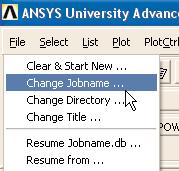 Starting Ansys With ANSYS 8.